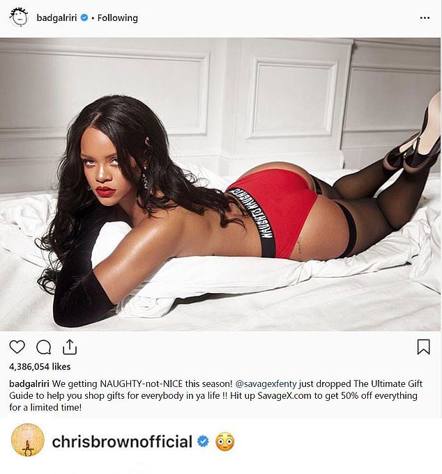 Chris Brown Comments On Two Of Rihanna's Racy Photos (2)