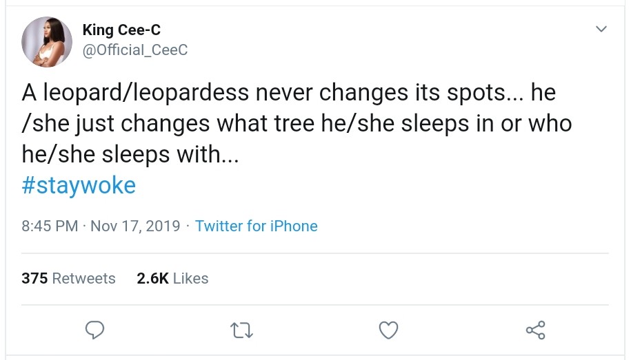 Cee-C Replies Trolls Using Bitter Leaf And Jaundice To Mock Them (2)