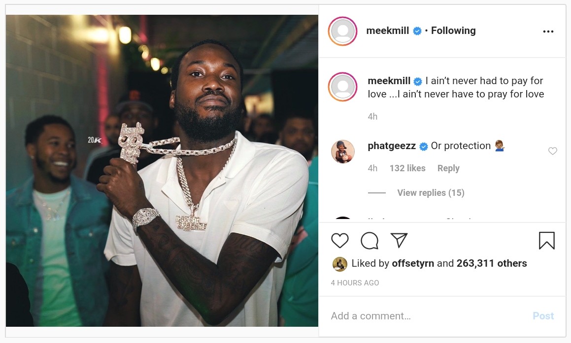 Meek Mill Never Paid Or Prayed For Love (2)