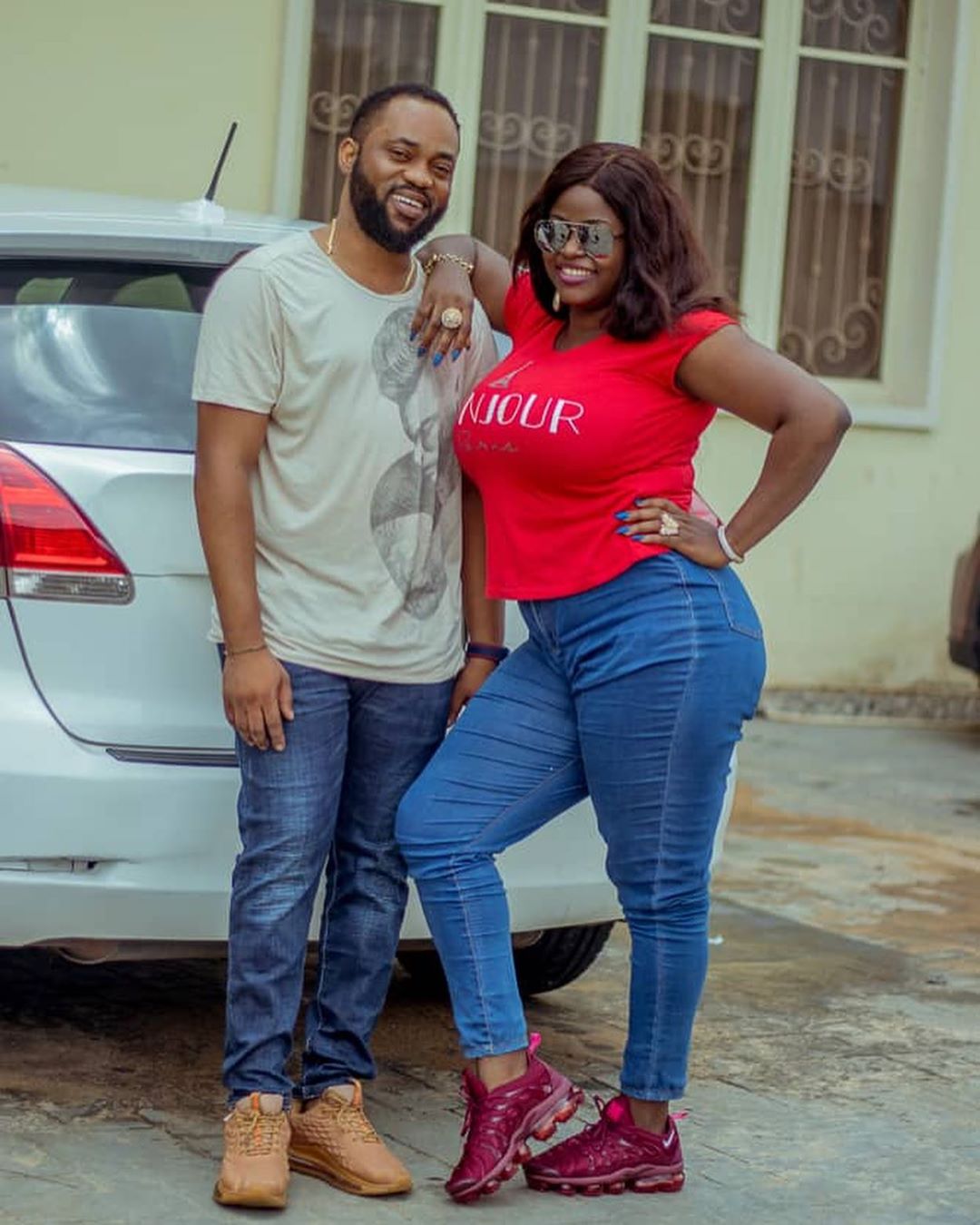 Damola Olatunji With Wife Bukola