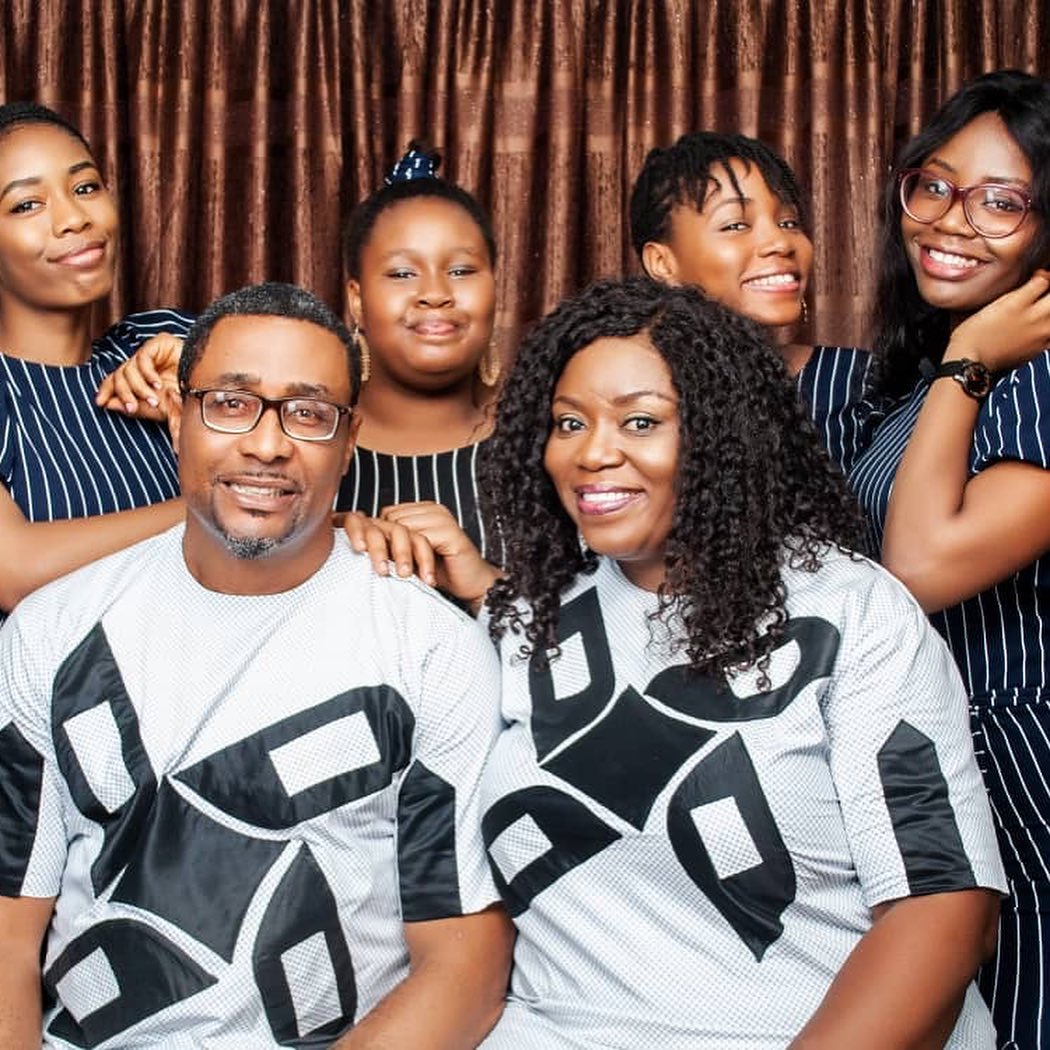 Tony Umez Wife And Daughters Family Photo