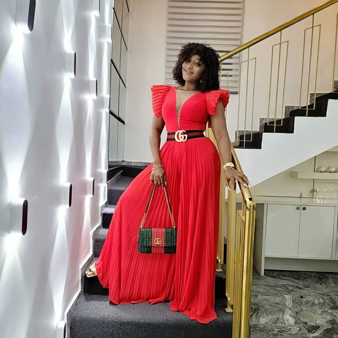 Ini Edo Red Outfit Amebo Book