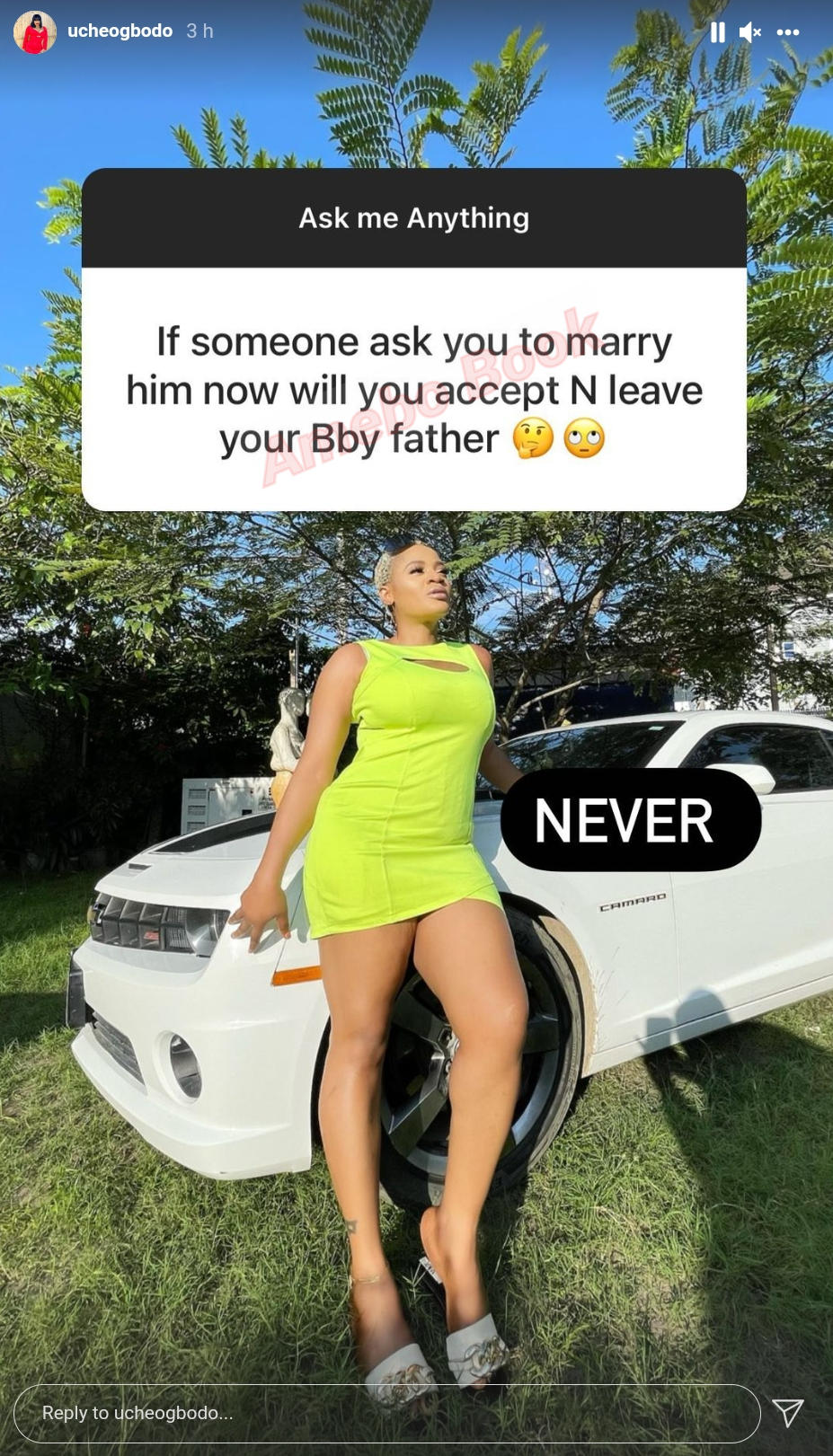 Never Leave Babyfather To Marry Another Man Uche Ogbodo (2)